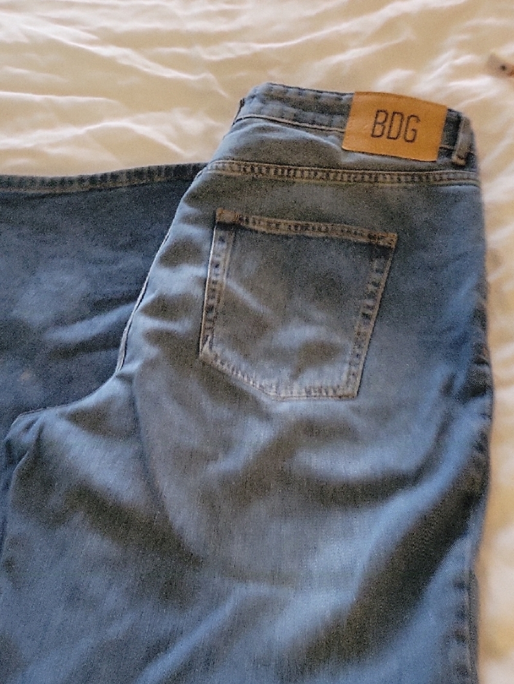 BDG Light Blue Denim Jeans - High Rise - Picture 4 of 8